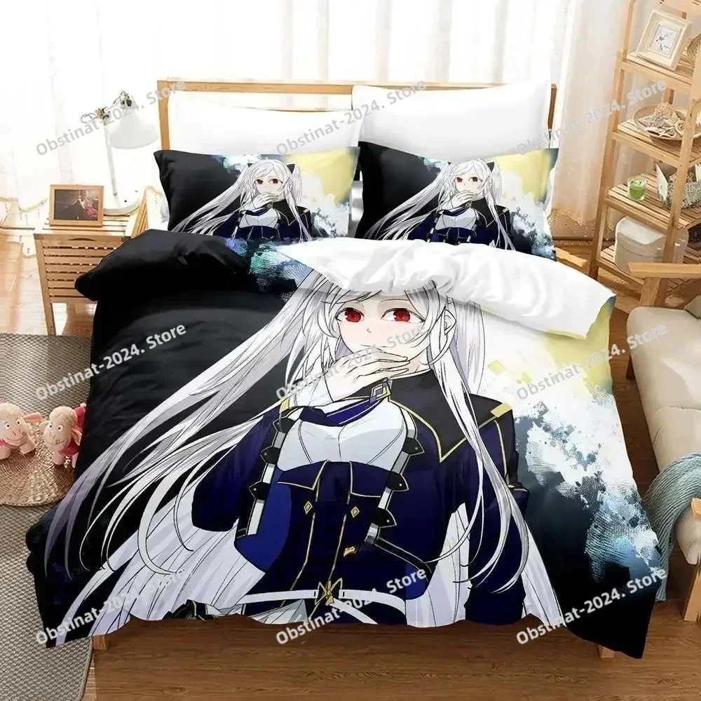 The Eminence in Shadow Cid Kagenou Bedding Set Cartoon Anime three-piece set Adult Kid Bedroom Duvet cover Sets 3D Kawaii Anime