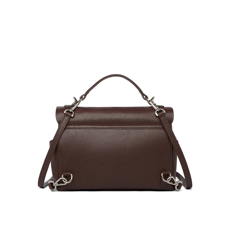 2026 HOT ZOOLER New Women Cow Leather Shoulder Messenger Bags Top Quality Ladies Solid Functional Handbag Style Handmade #HY709