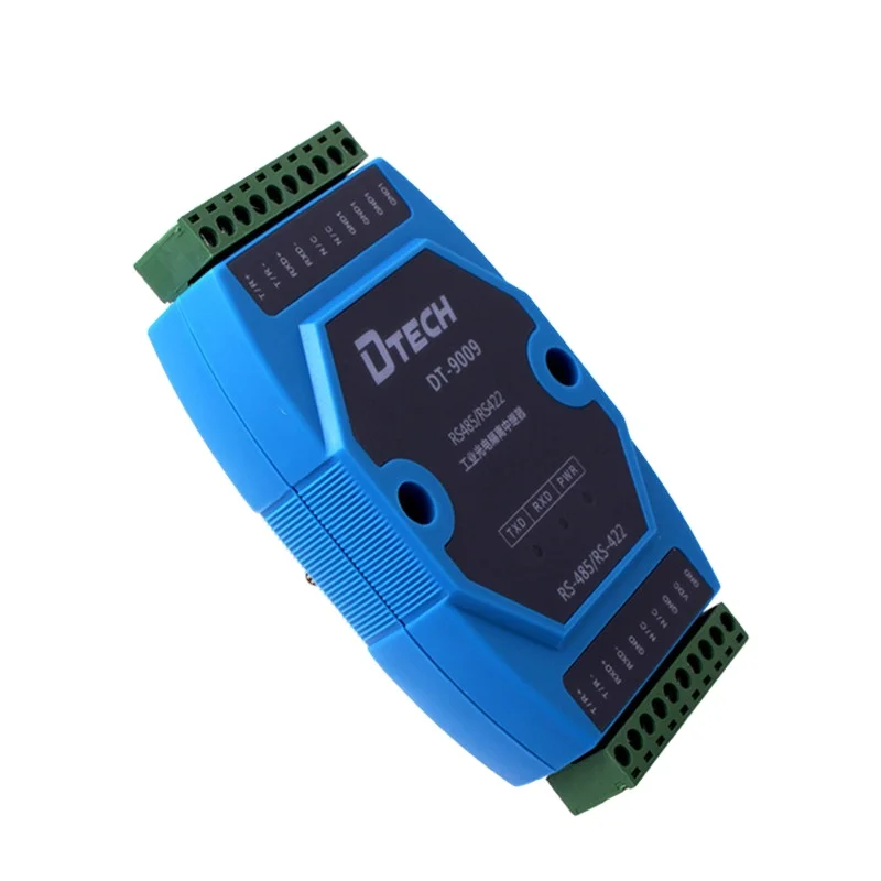 Dtech OEM ODM الصناعية 10 دبوس موصلات طرفية RS485 / RS422 مكرر العزل الكهروضوئي