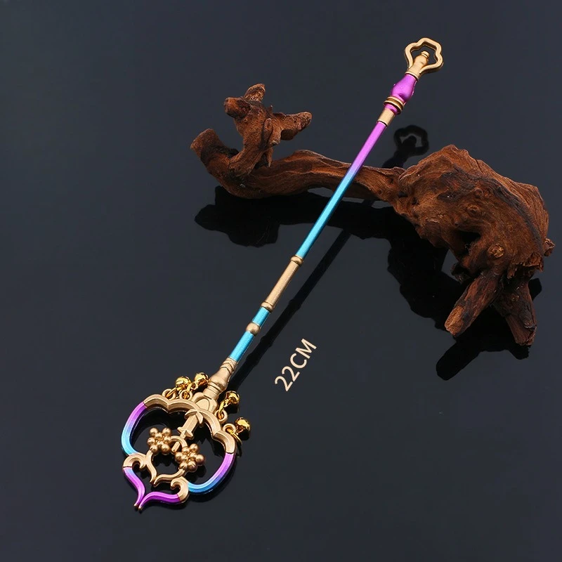 22 cm/8.66in Anime Games Randapparatuur Naamloze zwaard wapens Model katana zwaarden mes Metal Craft Desktop Ornament Jongens Gift speelgoed