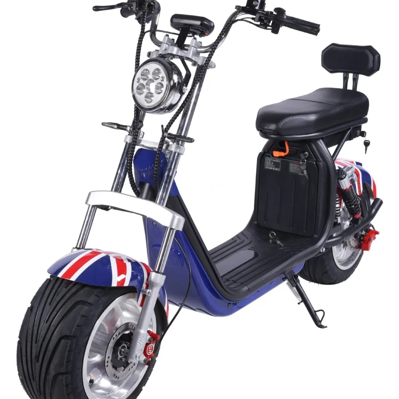 RRE CityCoco 60V 20ah Fat Tire Electric Scooter X13 Adult EEC CE Certified 2 Wheel/Digital Electronic Scooter