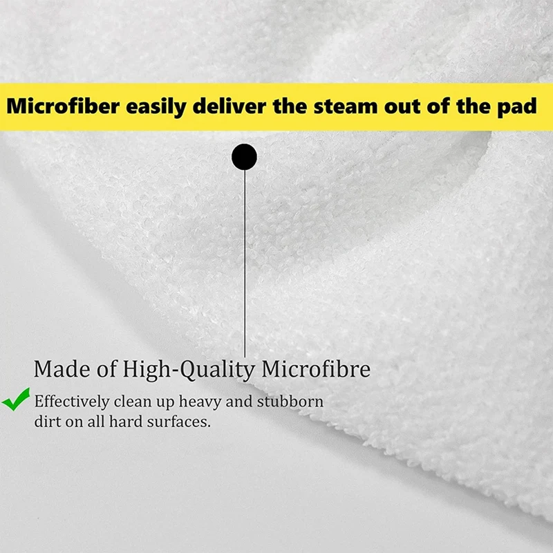 Conjunto de capa de microfibra SANQ para bico manual Karcher Easyfix limpador a vapor SC1, SC2, SC3, SC4, SC5