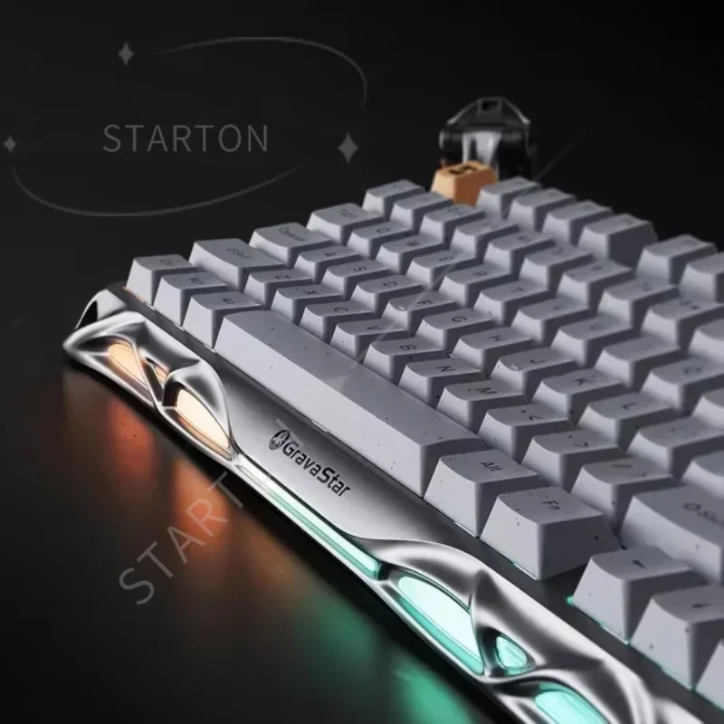 Wireless Mechanical Gaming Keyboard  Linear Switches with RGB Backlit & Frame