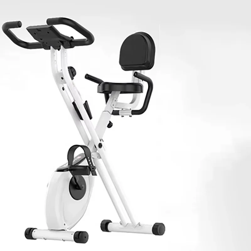 اللياقة البدنية المهنية بناء الجسم مقعد أخضر ثابت كتم دورة - دراجة تمرين داخلية مغناطيسية قابلة للطي