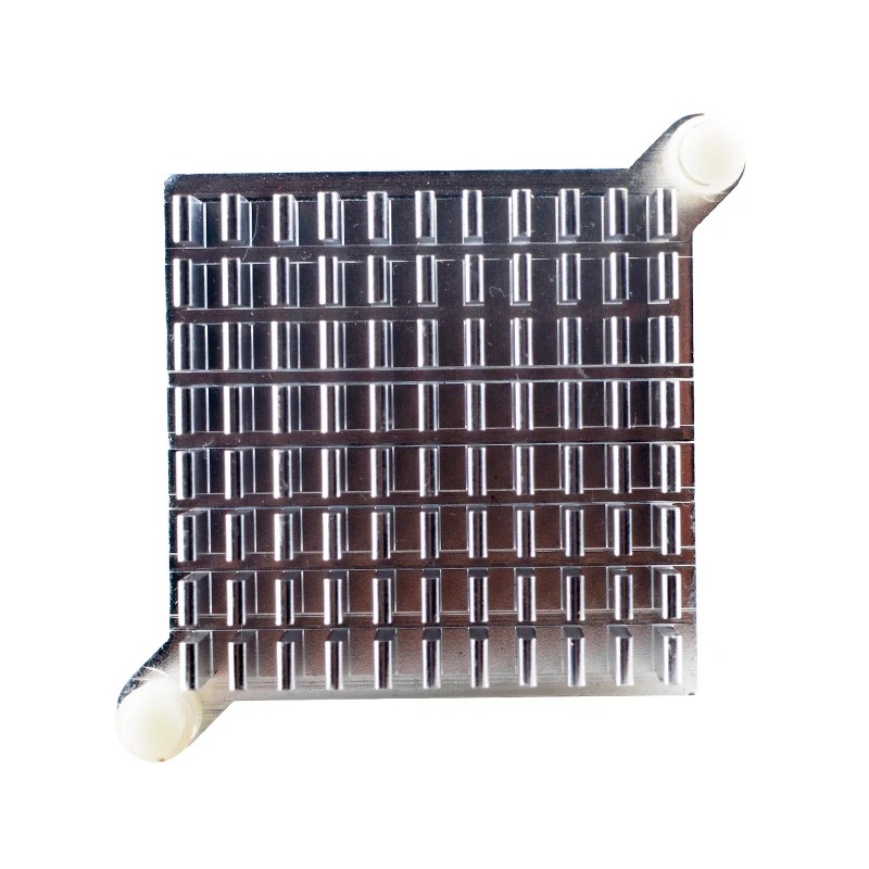 Aluminium Heatsink untuk PC North/South Bridge & Pendingin CPU 60Mm Jarak Lubang 40Mm Solusi Pendingin Chipset Pemasangan