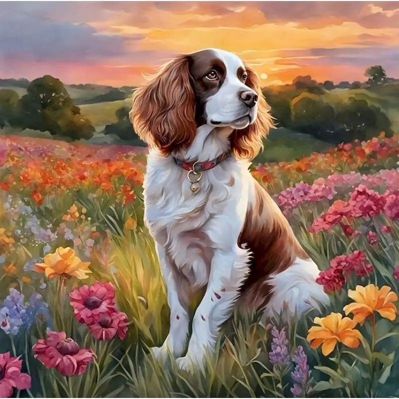 GATYZTORY 5D DIY 動物ダイヤモンドペインティング 風景画 フルドリル スクエア刺繍 山 モザイク 家 手作りギフト