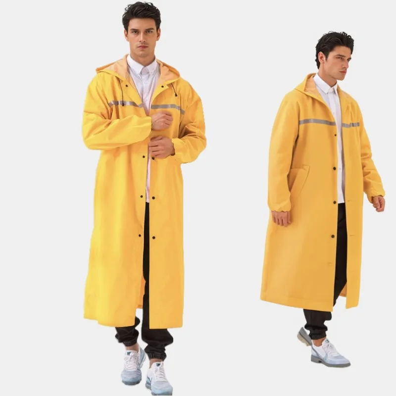 Waterproof Motorcycle Rain Suit Long Full Body Separate Design Men Women Vehicle Riding Raincoat Pants Set