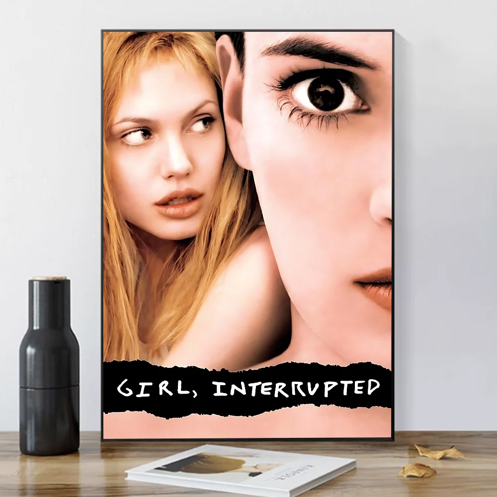 فتاة متقطعة الفيلم الكلاسيكي الفيلم الملصقات HD جودة ملصق جدار الفن اللوحة دراسة الشمال ديكور المنزل #4