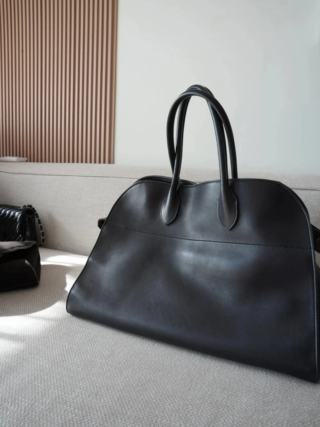 لينة أفضل حقيبة كتف جلد البقر Margaux15 جودة الجلود سعة كبيرة حقيبة يد كاجوال الجلد المدبوغ Margaux 15 حمل حقيبة كلاسيكية #2