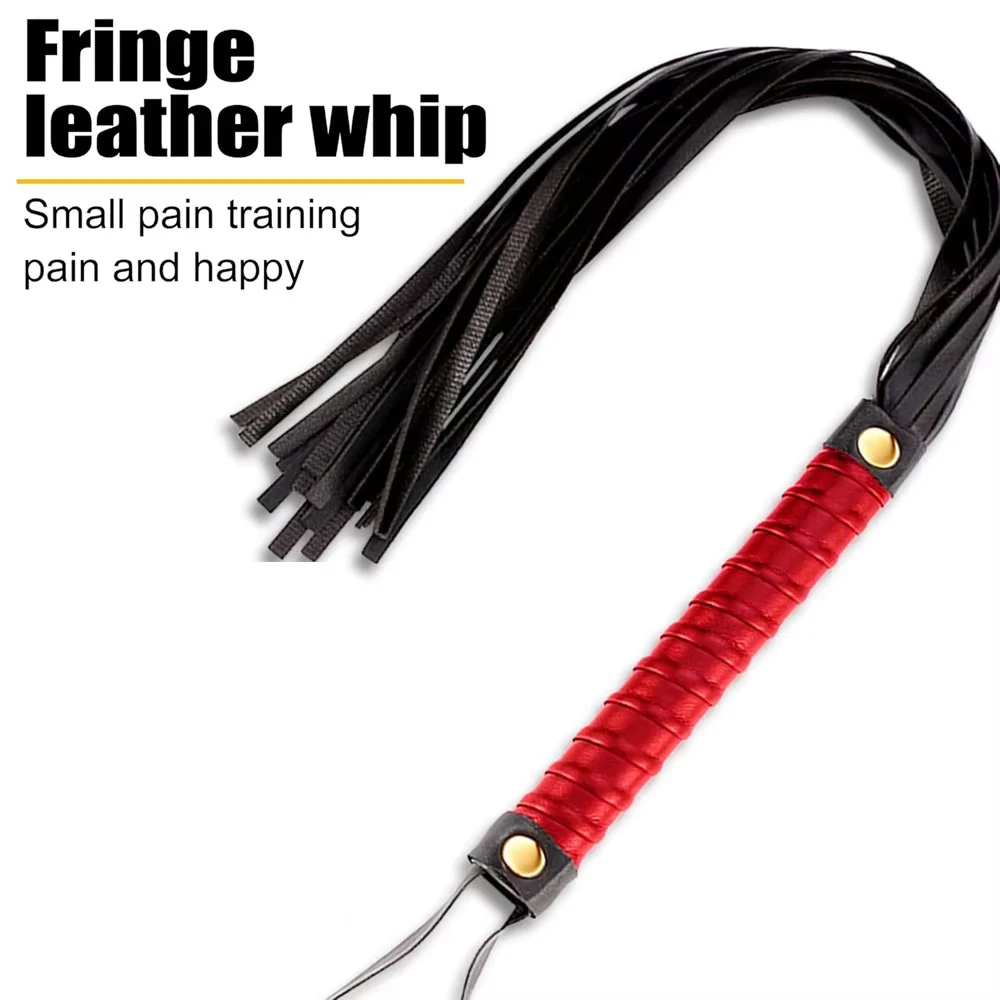 Erotic Bed Bondage Kits Slave Restraint Bondage SM Set Genuine leather Collar Mouth Gag Whips Handcuffs Adult Sex Toy For Couple view 5