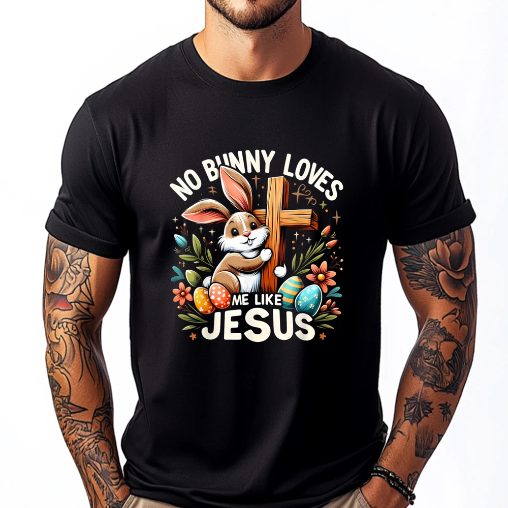 

Bunny Easter Day 3XL Men Clothing Men Clothing 4TH of July Sports T Shirt Men Camisas De Hombre Harajuku
