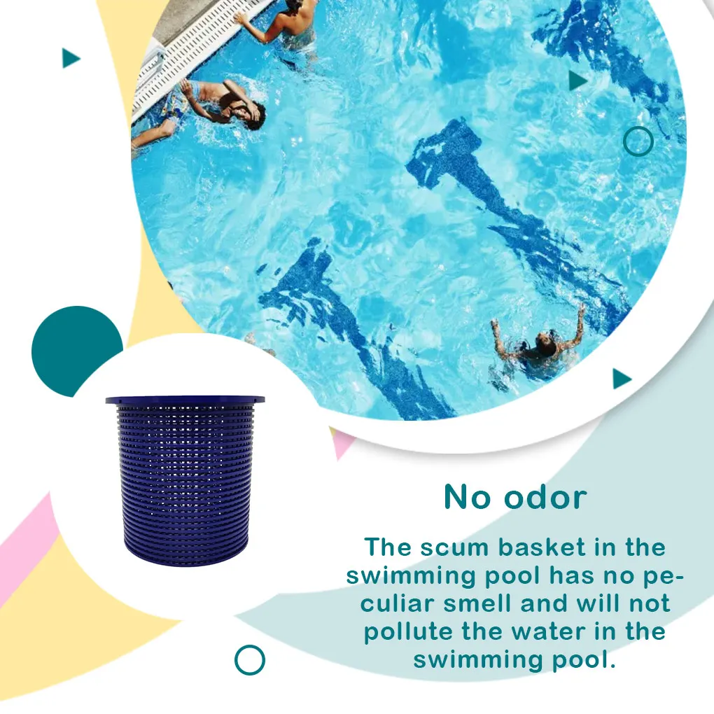 Pool Basket Skimmer Baskets Lightweight Filter Wear-resistant Round Strainer Replacement Cleaning Tool for Debris