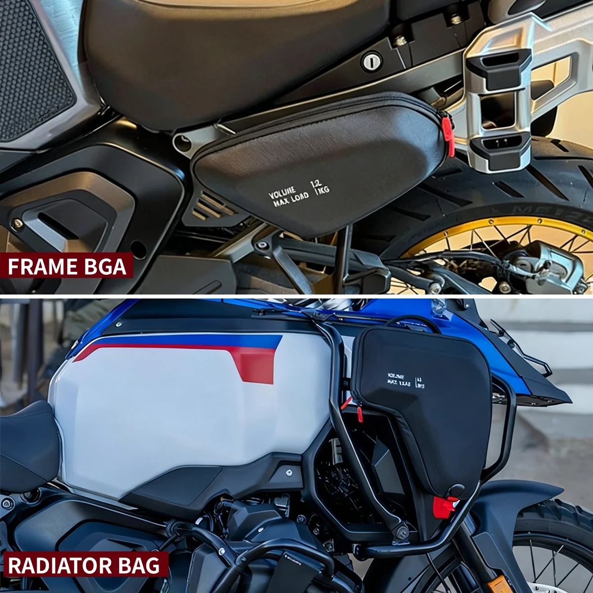 

2024 2025 R1300GSA Motorcycle Radiator Bags Side Case Inner Bag Radiator Side Panel Fairings Frame Bag For BMW R1300GS Adventure