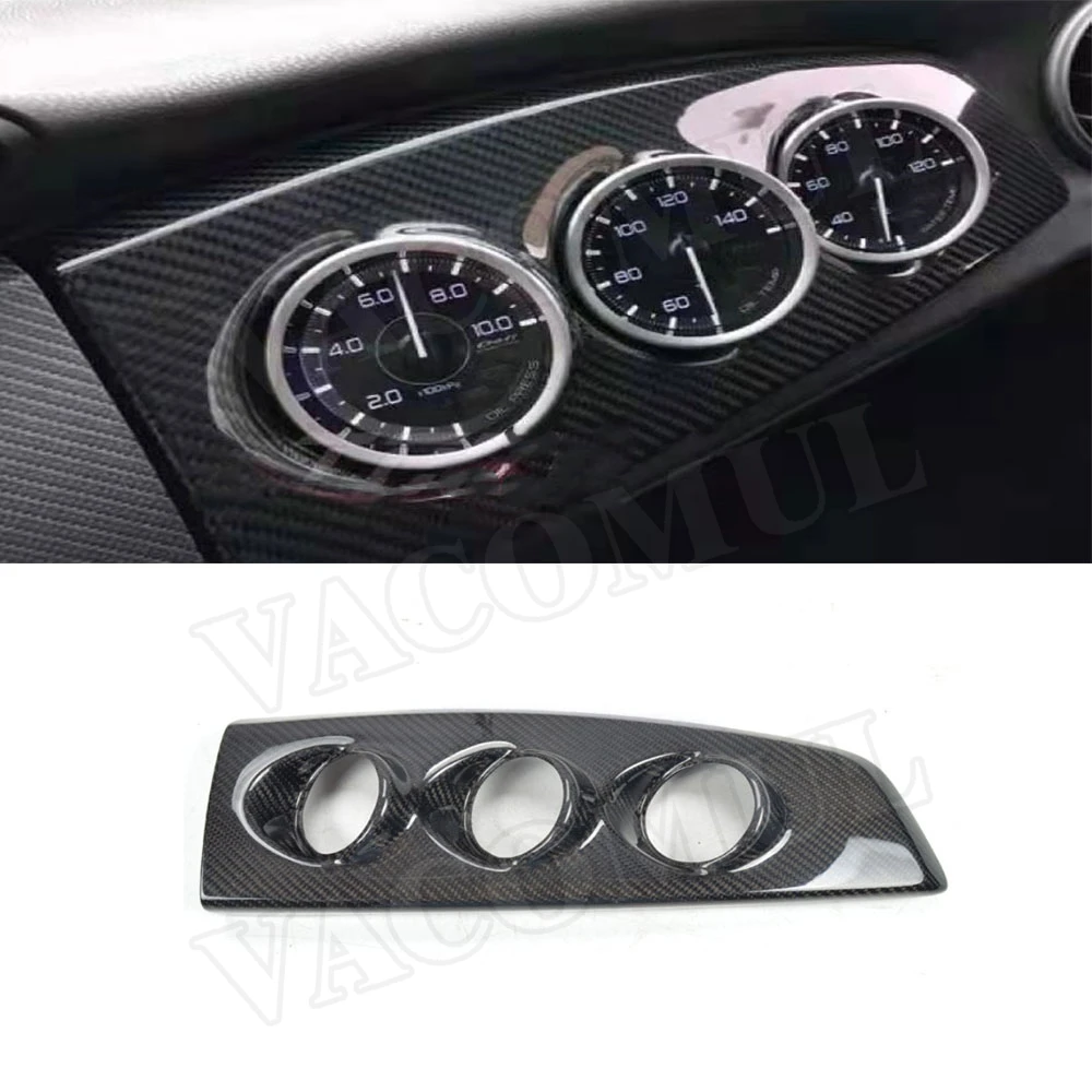 VACOMUL Carbon Fiber Dash Mount Gauge Pod Body Kit Tuning for Toyota BRZ FT86 GT86 FRS LHD Racing Interior Trim Car Styling