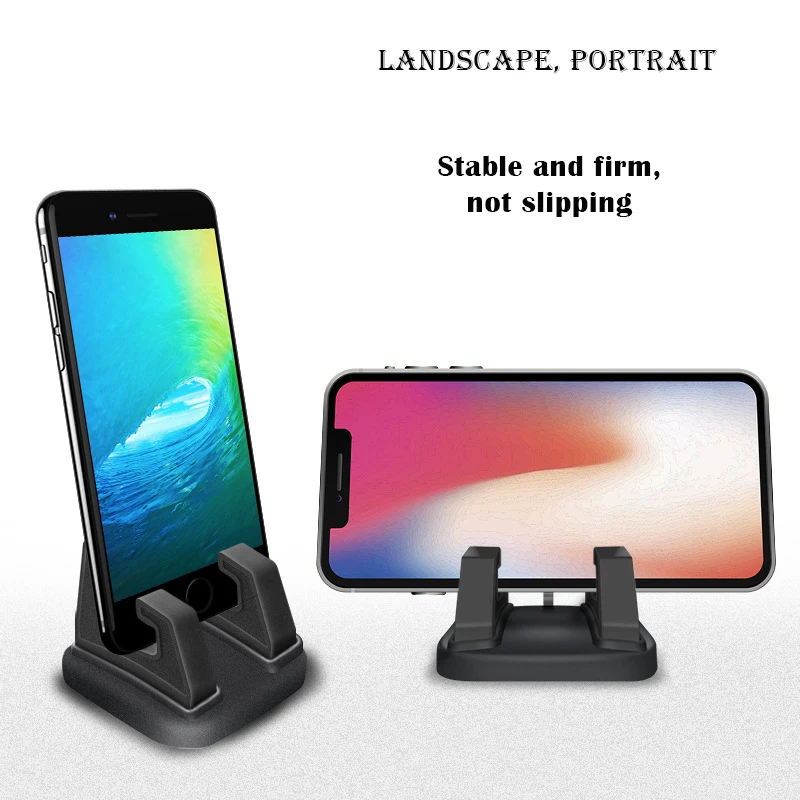 360 Degree Car Phone Holder Soft Silicone Anti Slip Mat Mobile Phone Mount Stands Support Car GPS Dashboard Bracket for Phone