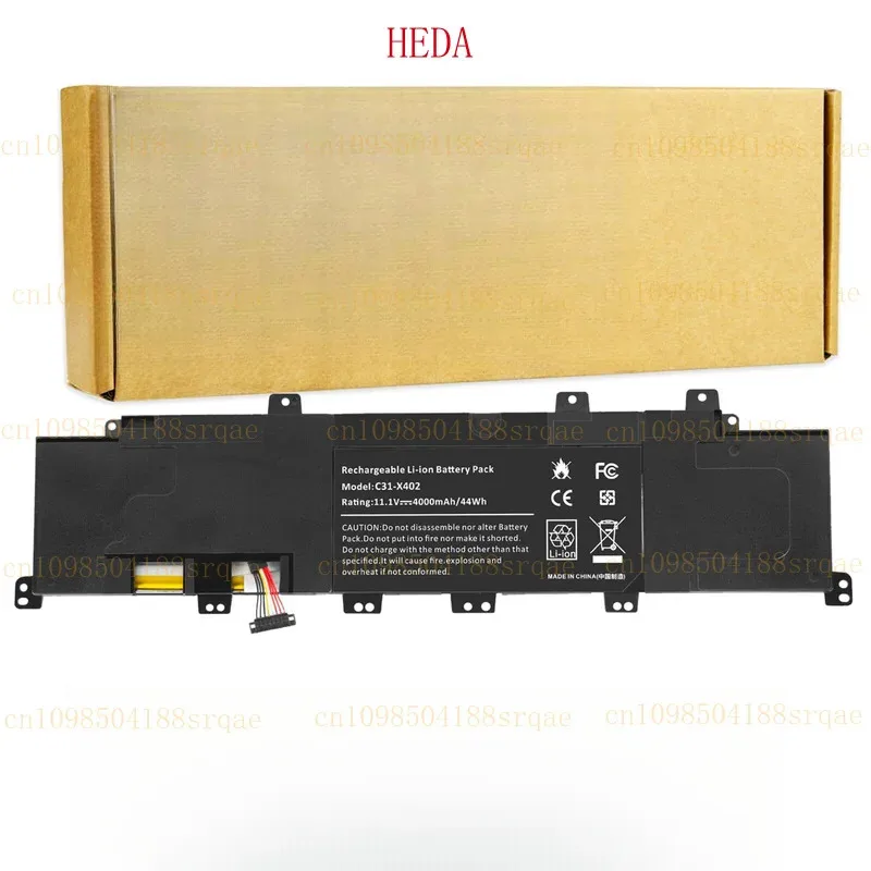 C31-X402 Portátil para Asus C21-X401 C31X402 AR5B225 0B110-00210000 X40PW91...