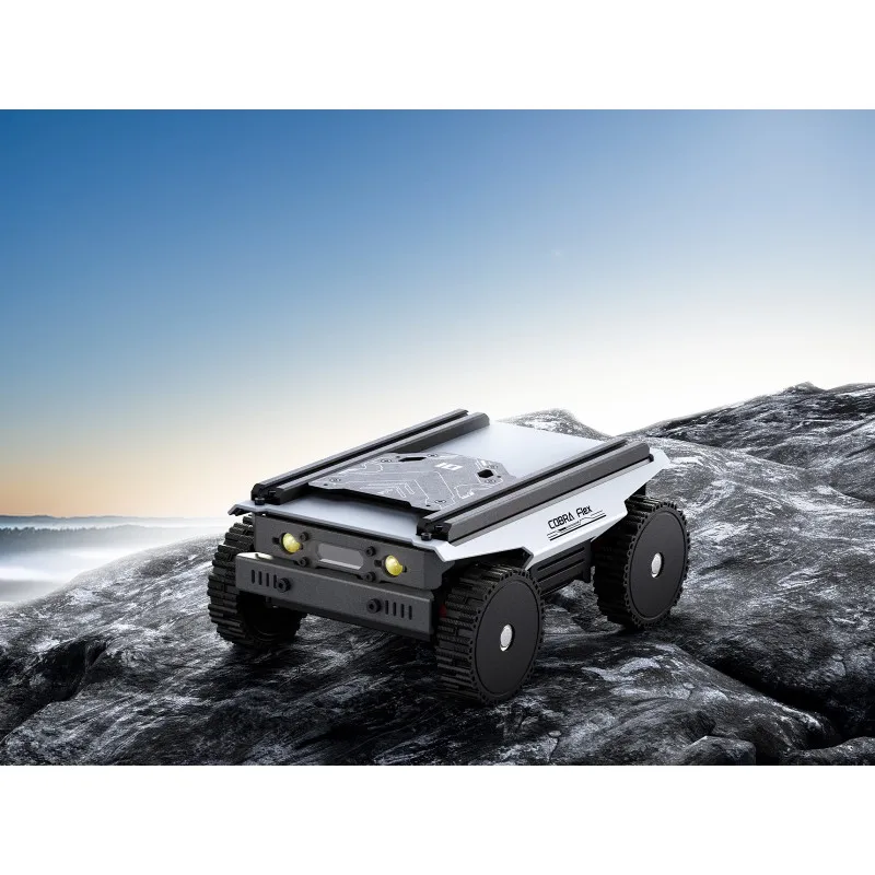 Cobra Flex 4WD Universal Modular Chassis Kit for Robot Building - 4 Wheels Compact Drive-by-Wire Hub Motor Multi-Host Compatible