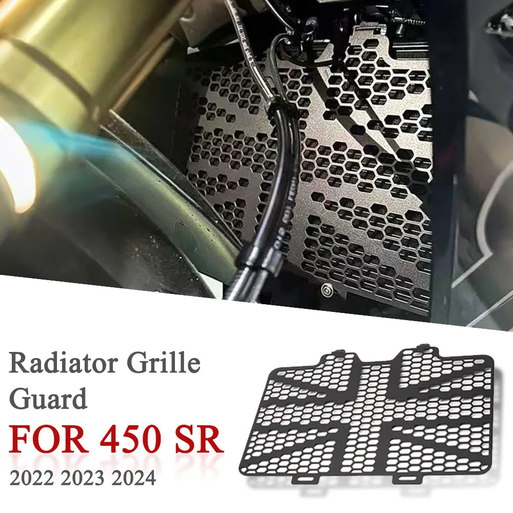 

Fits For CFMOTO CF MOTO 450 SR 450SR 2022-2024 New Motorcycle Accessories Radiator Grill Guard oil cooler Guard Protection Cover
