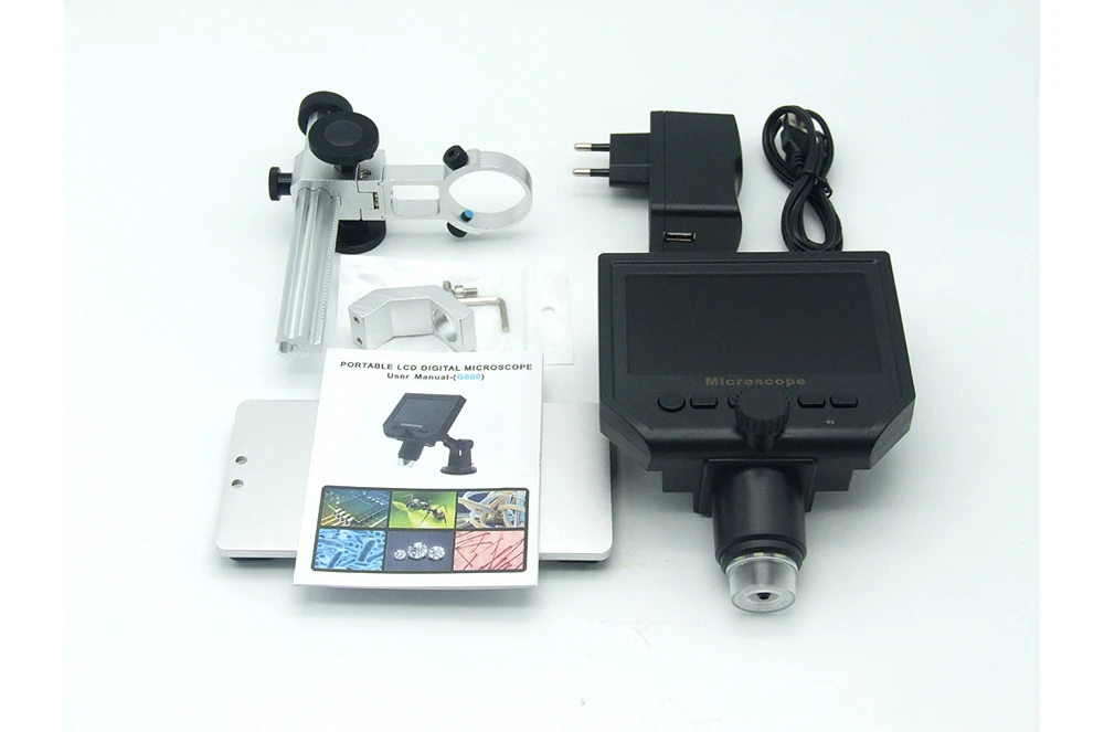 G1200 7-Inch Screen Digital Microscope With Adjustable Stand Electronics Repair Tool for Parameter Measuring Instruments