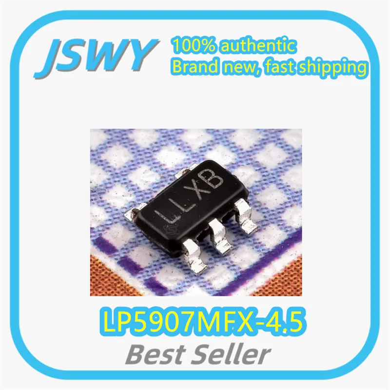 (10/50pcs) LP5907MFX-4.5 Low Dropout Regulator Chip LP5907 Silkscreen LLXB SOT-23-5 Genuine Stock Brand New