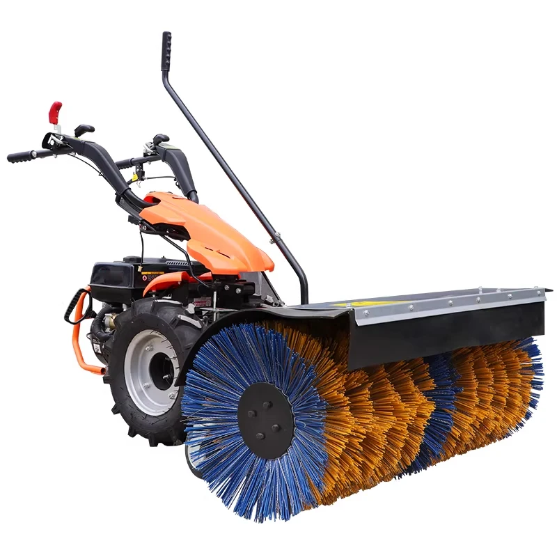 Snow Shovel/Snow Thrower Hand-Pushed Snow Clearing Machine Garden Path Snow Removal Nylon Wire Roller Brush(Customized) view 2