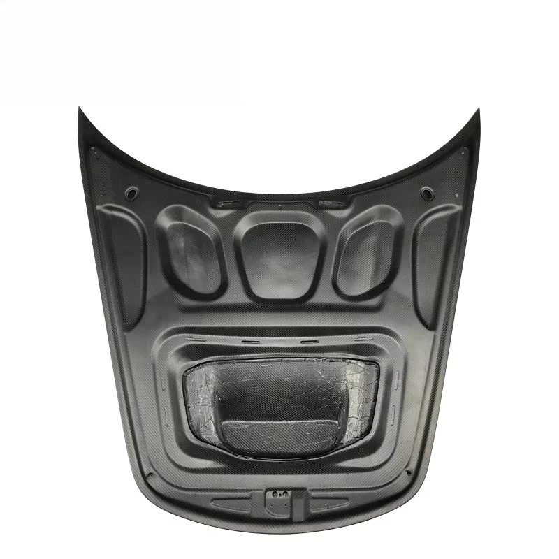 غطاء محرك السيارة 718 مناسب لـ POR 718 2017-2019 سنة من ألياف الكربون الجافة GT4 غطاء محرك السيارة كلا الجانبين من ألياف الكربون لـ 718 Cyman #5