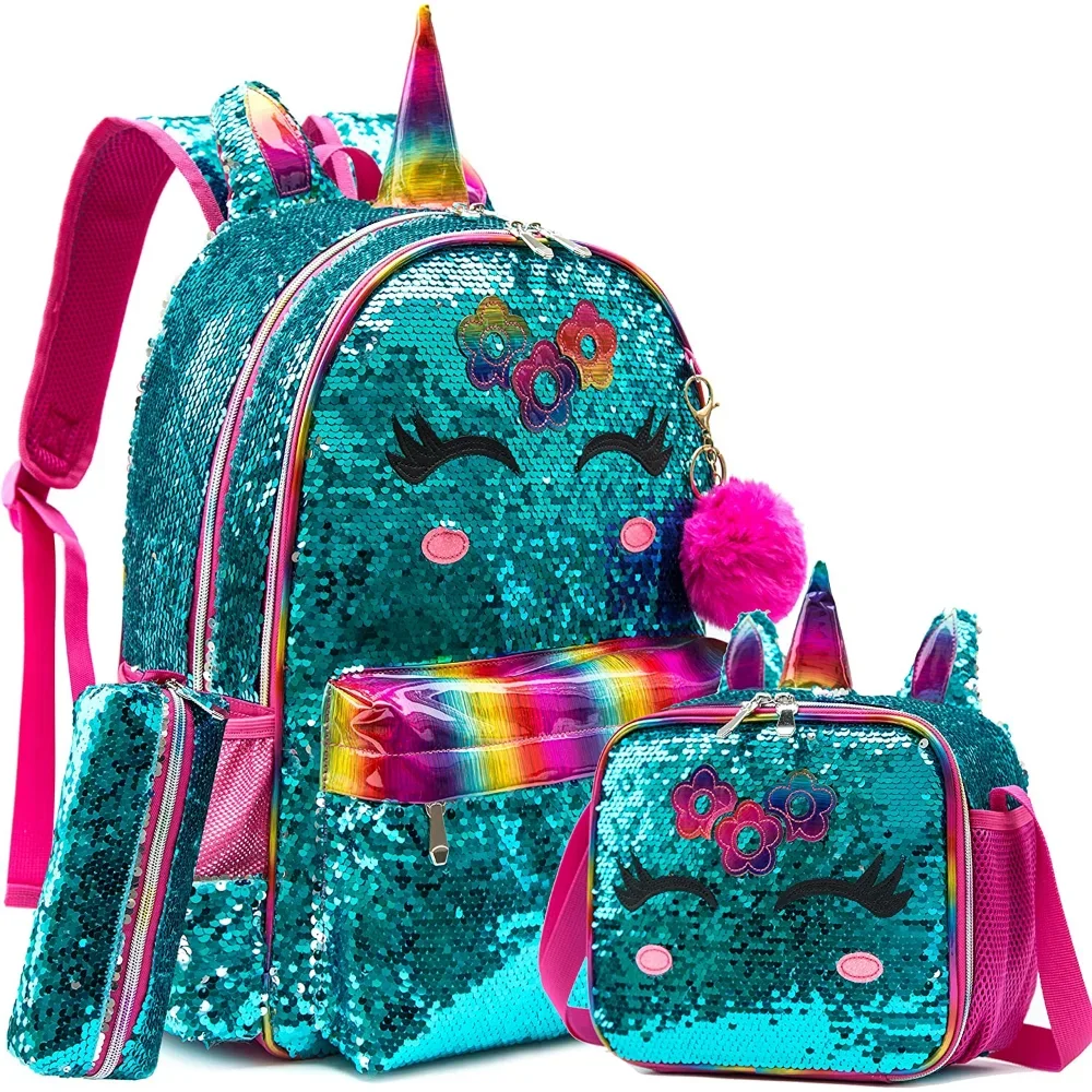 BIKAB Kids Backpack  School Bags  Backpack for Girls  Unicorn Backpacks for Girls  Kawaii Backpack  School Bags for Girls