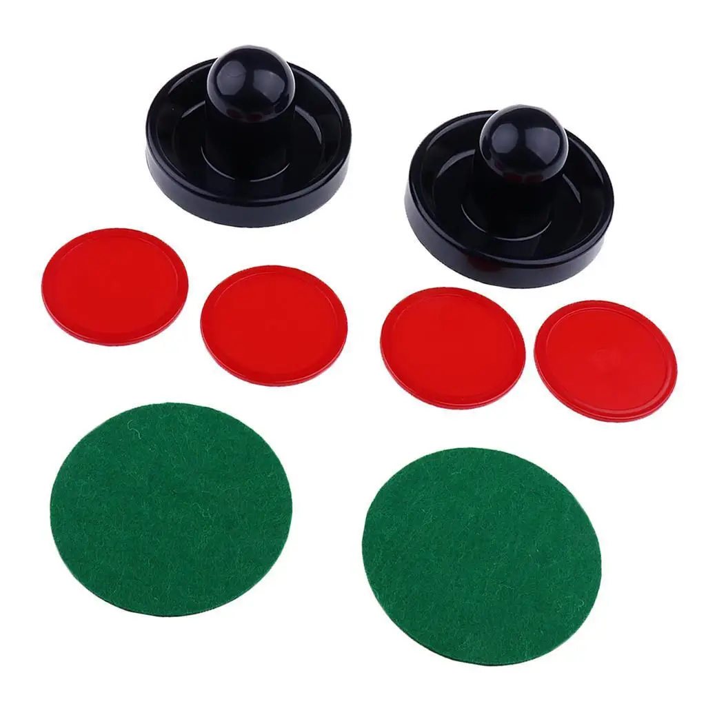 

Set of 2 Pushers Hockey Table + 4 Hockey Puck Table Accessory