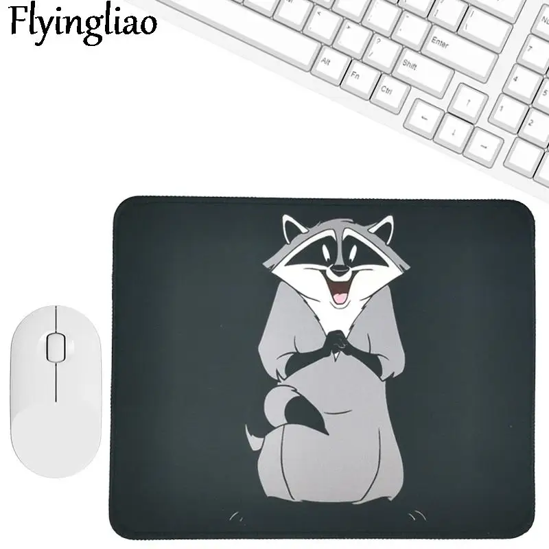 Raccoon Bear Cute desk pad mouse pad laptop mouse pad keyboard desktop protector school office supplies