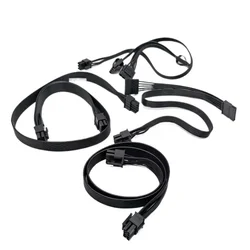 8/6Pin To GPU8(6+2)pin CPU8pin(4+4pin) SATA IDE Molex Power Cable for SilverStone SFX-L 450w 500w 600w 650w Supply Module