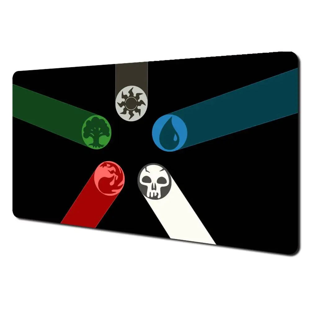 

Black Mouse Pad Magic playmat mouse pad card game play mat Duel pads Beginner Card Battles Commander Gaming Deskpad