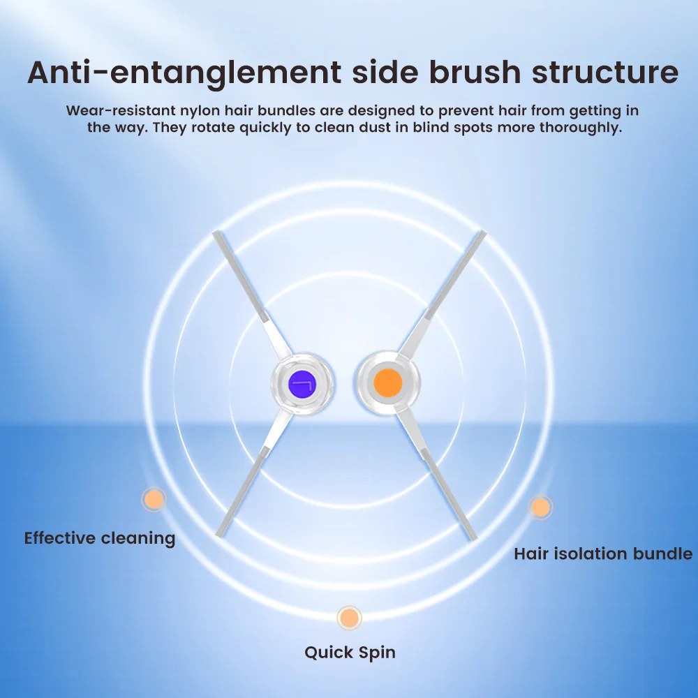 لسحابة الحوت J3/J4 مستهلكات مستهلكات فريو خرقة ممسحة لفة فرشاة تنظيف السائل الجانب فرشاة Haipa