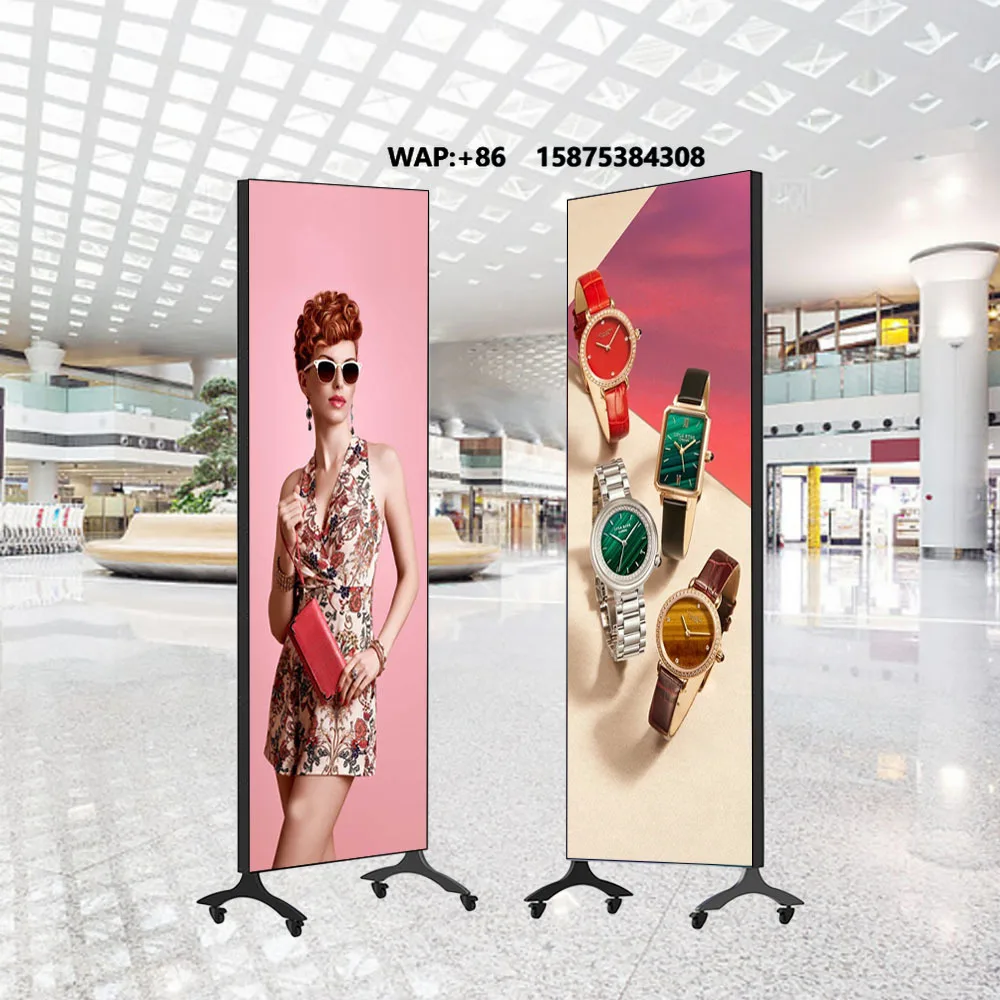 Double-Sided  3.9mm LED Poster Display Video Wall Advertising Screen OEM LED Board Electronic Signs SDK Digital Signature Panel