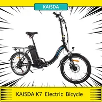 KAISDA K7 Folding Electric Bike Folding 350W Motor 12.5Ah Battery 20*1.95 inch Tire  Mountain Bicycle  APP Control  Moped Ebike