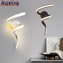 Lámpara de pared LED minimalista moderna, decoración interior del hogar, aplique de pared para sala de estar, dormitorio, fondo de cabecera, accesorios de iluminación interior