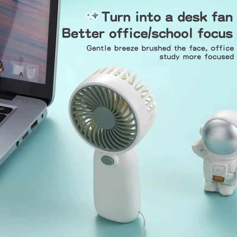 Mini Handheld Fan Portable Handheld Mini Desktop Fan for Indoor Outdoor Travel Camping