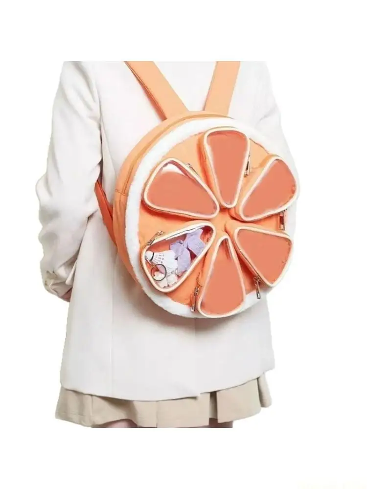 

X90D Ita Bag Backpacks Lovely Pins Display Backpacks with Inserts Ita Bag Backpacks Schoolbag Travel Bag Daypacks for Women Men