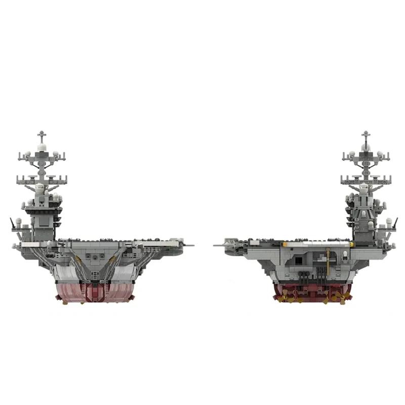 professional-grade 1:300 CVN-78 Gerald R. Ford aircraft carrier bricks U.S. US battleship navy blocks vessel warship military