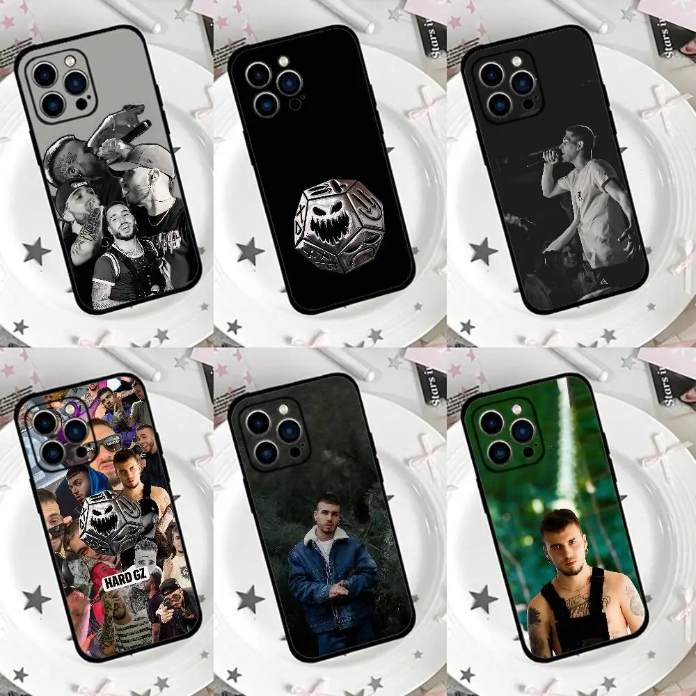 

H-Hard GZ Music Phone Case For IPhone 17 16 15 14 13 12 11 X XR XS Plus Pro Max Mini Soft Black Cover
