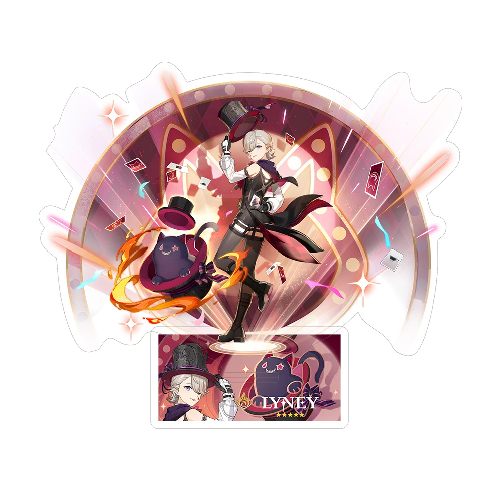 Odette Nicole Columbina Arlecchino Anime Genshin Impact Acryl-Modell Furina Mavuika Sammlerstück Desktop-Dekoration Schlüsselanhänger Geschenk