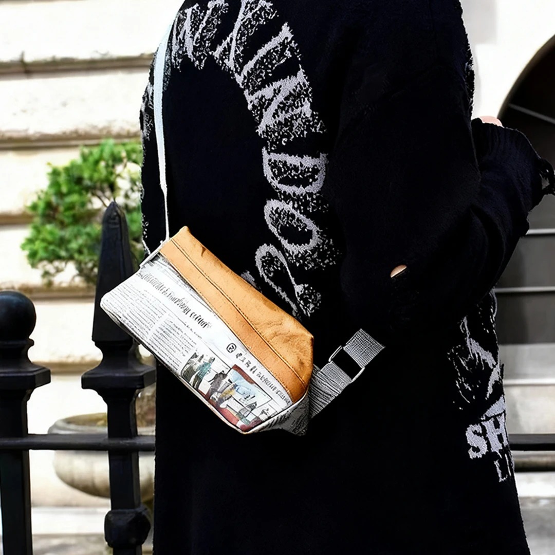 

Men's Cross Bag Small Mens Bags Triangle Waist Bag Sling Bag Shoulder Side Bag For Man Satchel Casual Crossbody Bag Men Tyvek