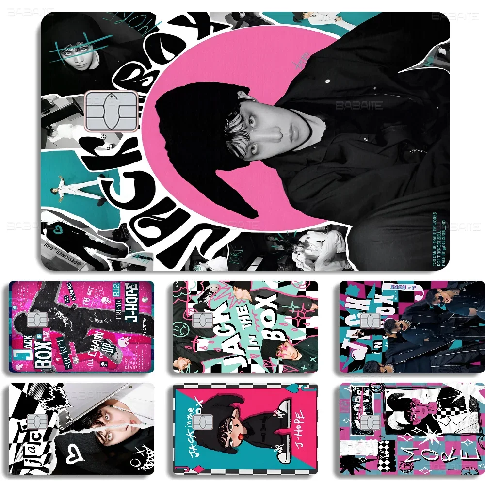 J-Hope -Arson Kpop Anime Front Cover Film Sticker Skin For Credit Debit Card Small Large Chip