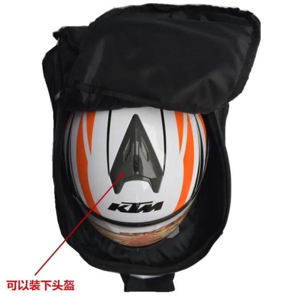 Mochila para casco de motocicleta para motociclista Harley, mochila para casco de montar de gran capacidad, bolsa de viaje para bicicleta para hombre