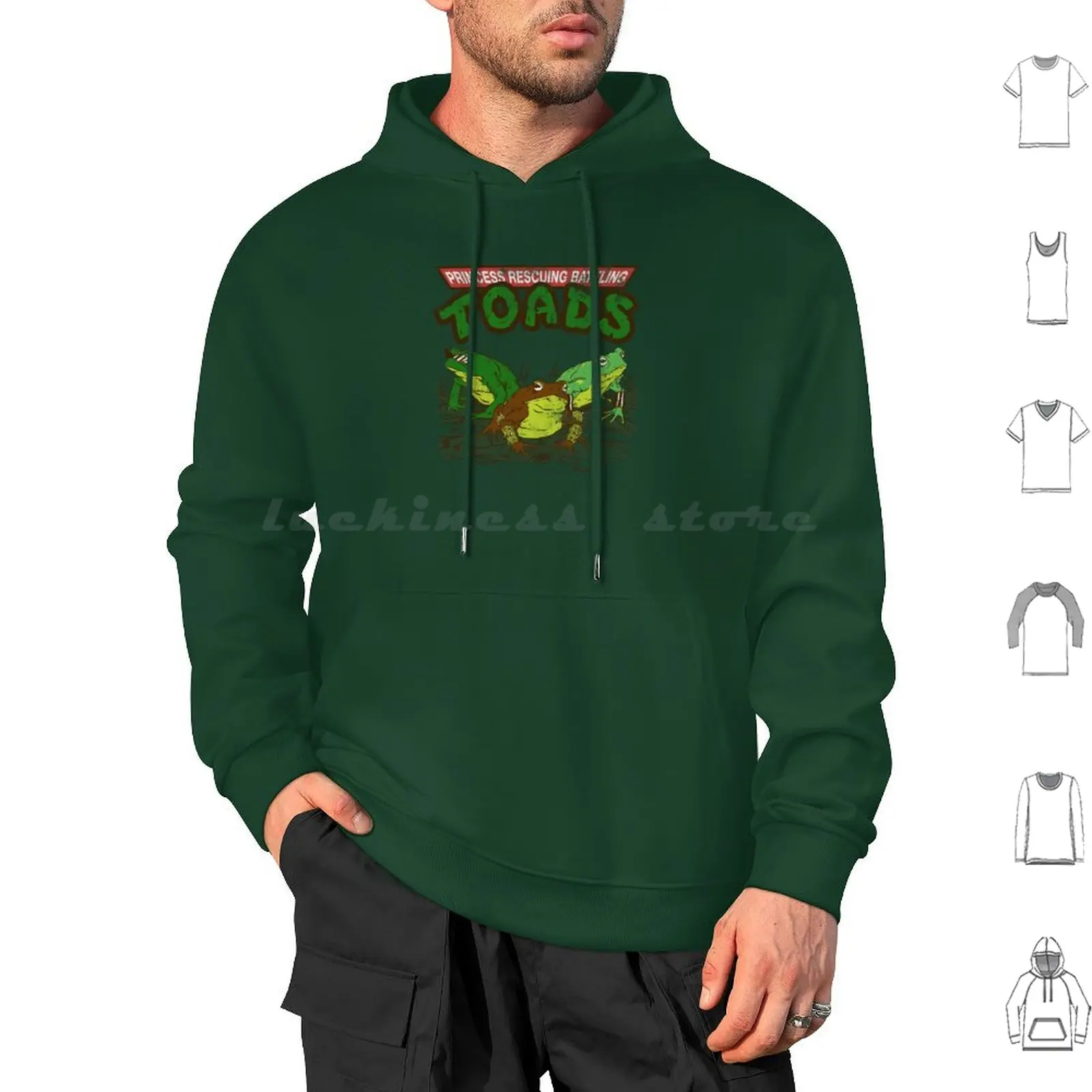 Prbt Hoodie cotton Long Sleeve Battle Toads Gaming Retro Gaming Parody Humor Video Games