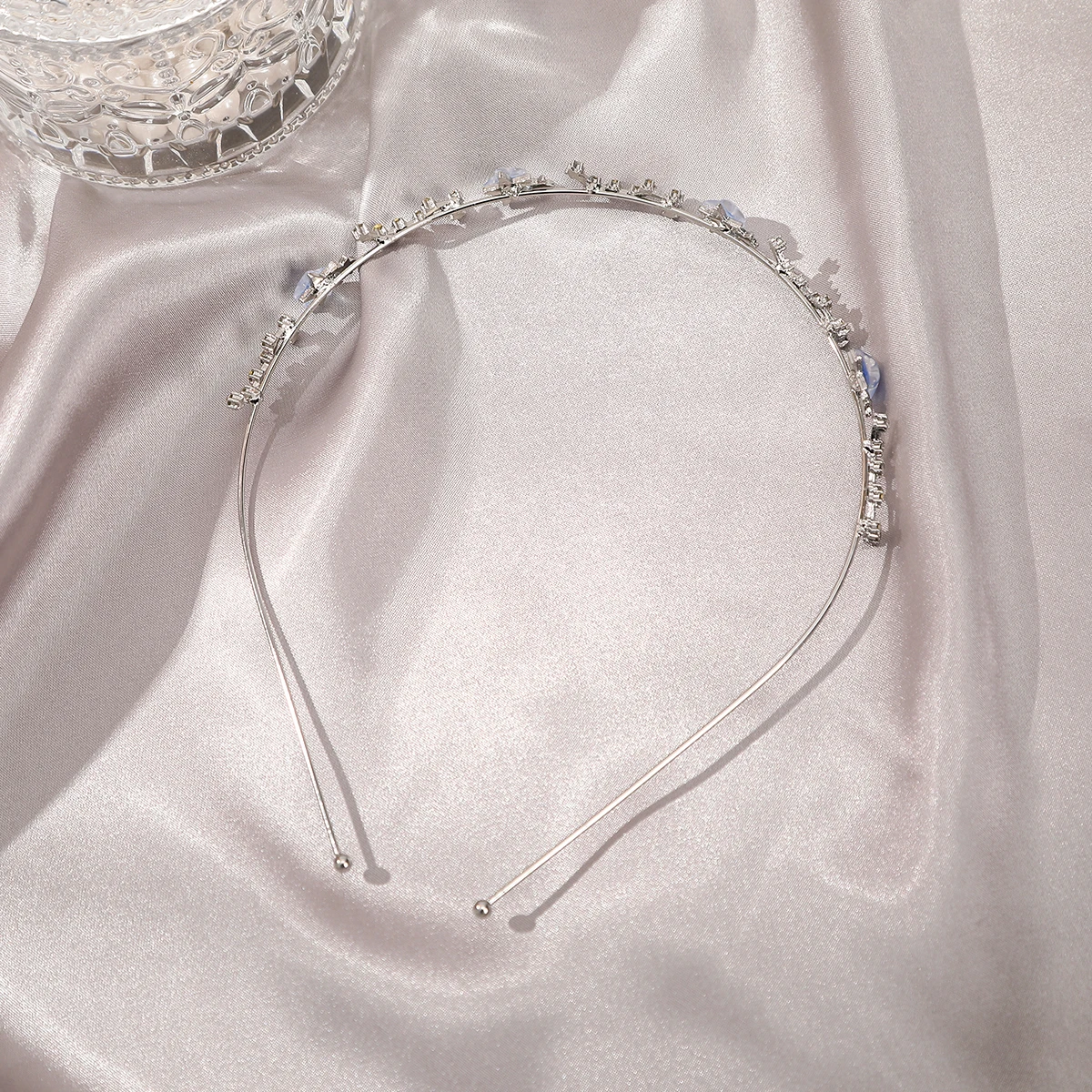 Star Hairband Silver Hair Bands For Gilrs Elegant Headbands Wedding Party Bezel Headwear Hair Hoops Women Fashion Hair Band