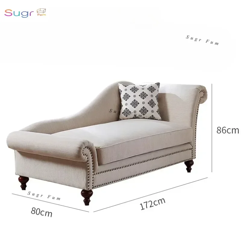 

American light luxury concubine chair Nordic living room lazy leisure couch simple small apartment bedroom beauty couch bedside