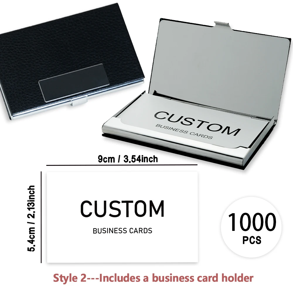 200 Stück, individuelle Visitenkarten/Karten, Desktop-Visitenkarten, Dankeskarten, mattierte Folie