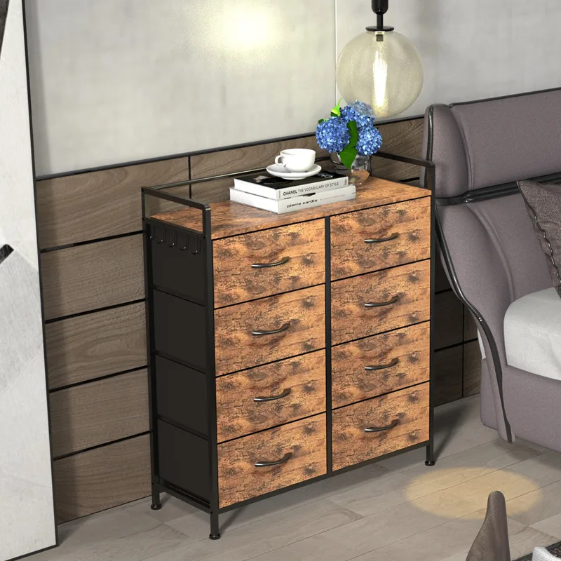 Cross-border bedside table, household clothes storage cabinet, sundries edge, several bedrooms, multi-layer chest of drawers