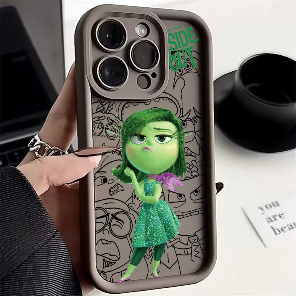 Cute Disneys Insides Out 2 Phone Case For Xiaomi Mi 14 14T 11 Lite 12T Poco M6 F4 F5 X3 X4 X5 GT 5G Soft TPU Back Cover