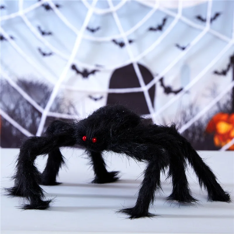 Halloween cobwebs decorated haunted house party trick props spider silk simulation Okumo combination scene layout